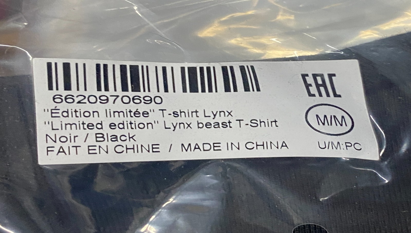 Genuine BRP 6620970690 – LIMITED EDITION LYNX BEAST T-SHIRT MEN M