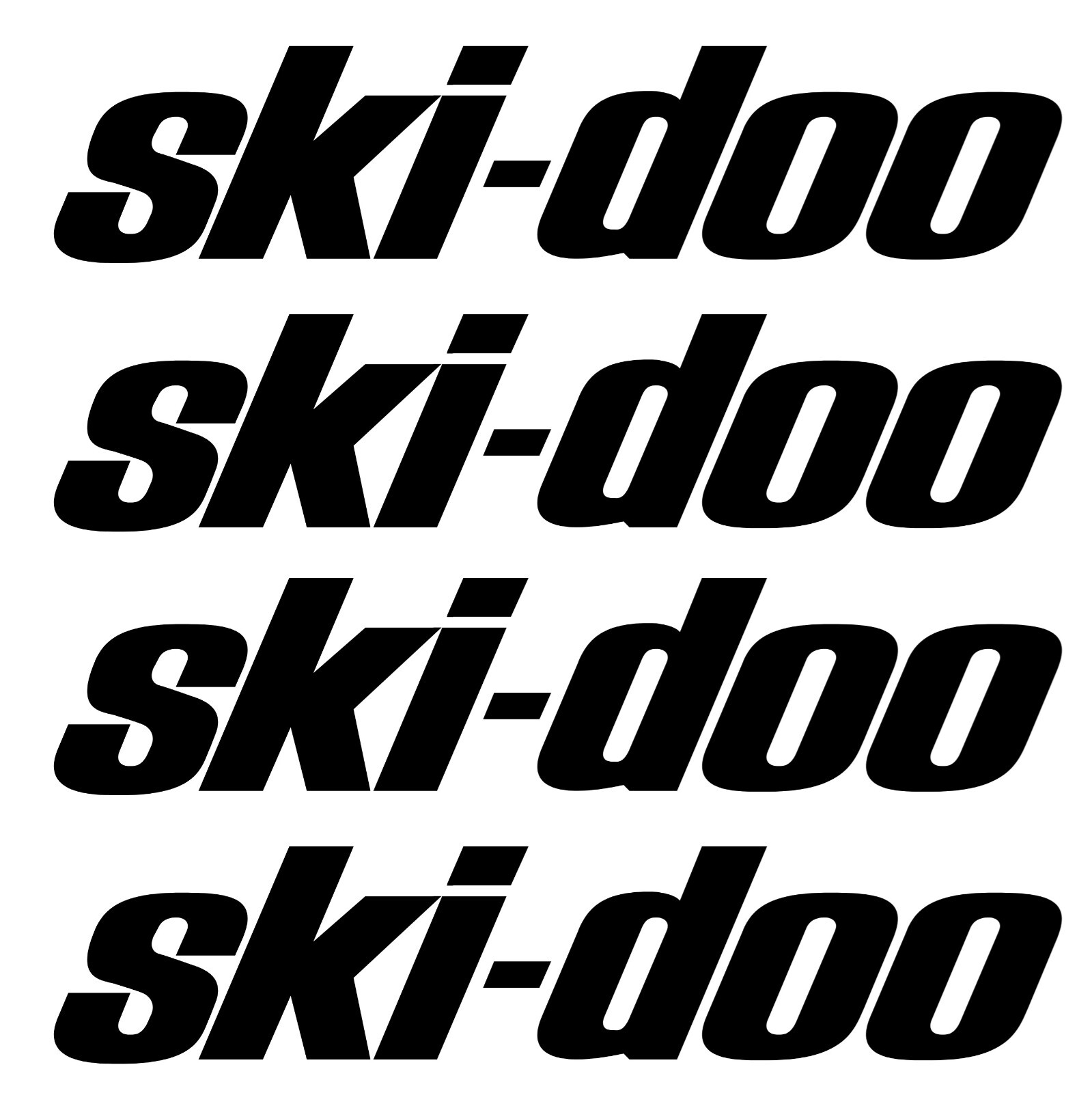 SkiDoo Decal Snowmobile Sticker Windshield Graphics Ski Doo BRP – ANY SIZE