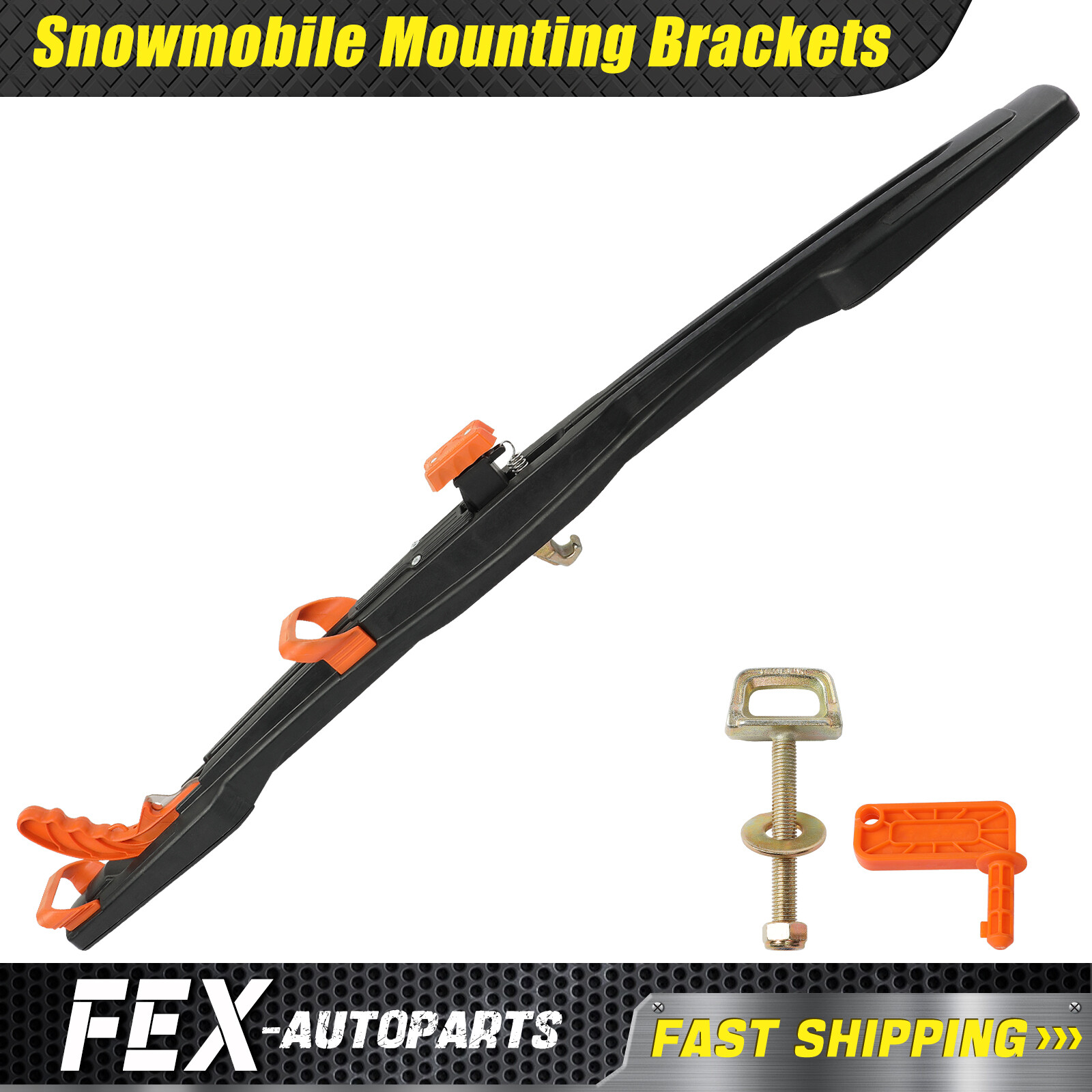 Bowdriks Industries Super Clamp 2 Snowmobile/Sled Trailer Tie Down 1000 SC-FRONT