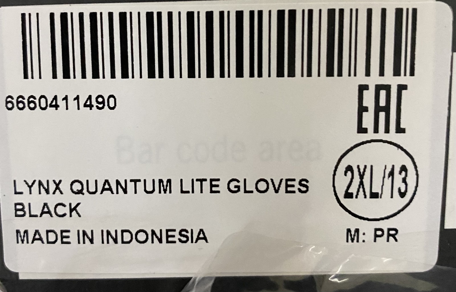 Genuine BRP 6660411490 – LYNX QUANTUM LITE GLOVES UNISEX 2XL