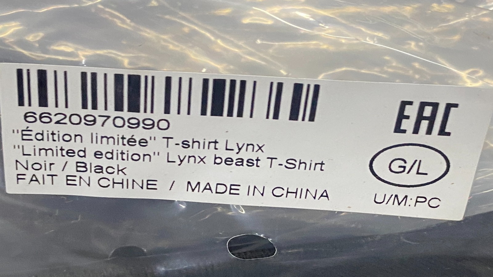 Genuine BRP 6620970990 – LIMITED EDITION LYNX BEAST T-SHIRT MEN L