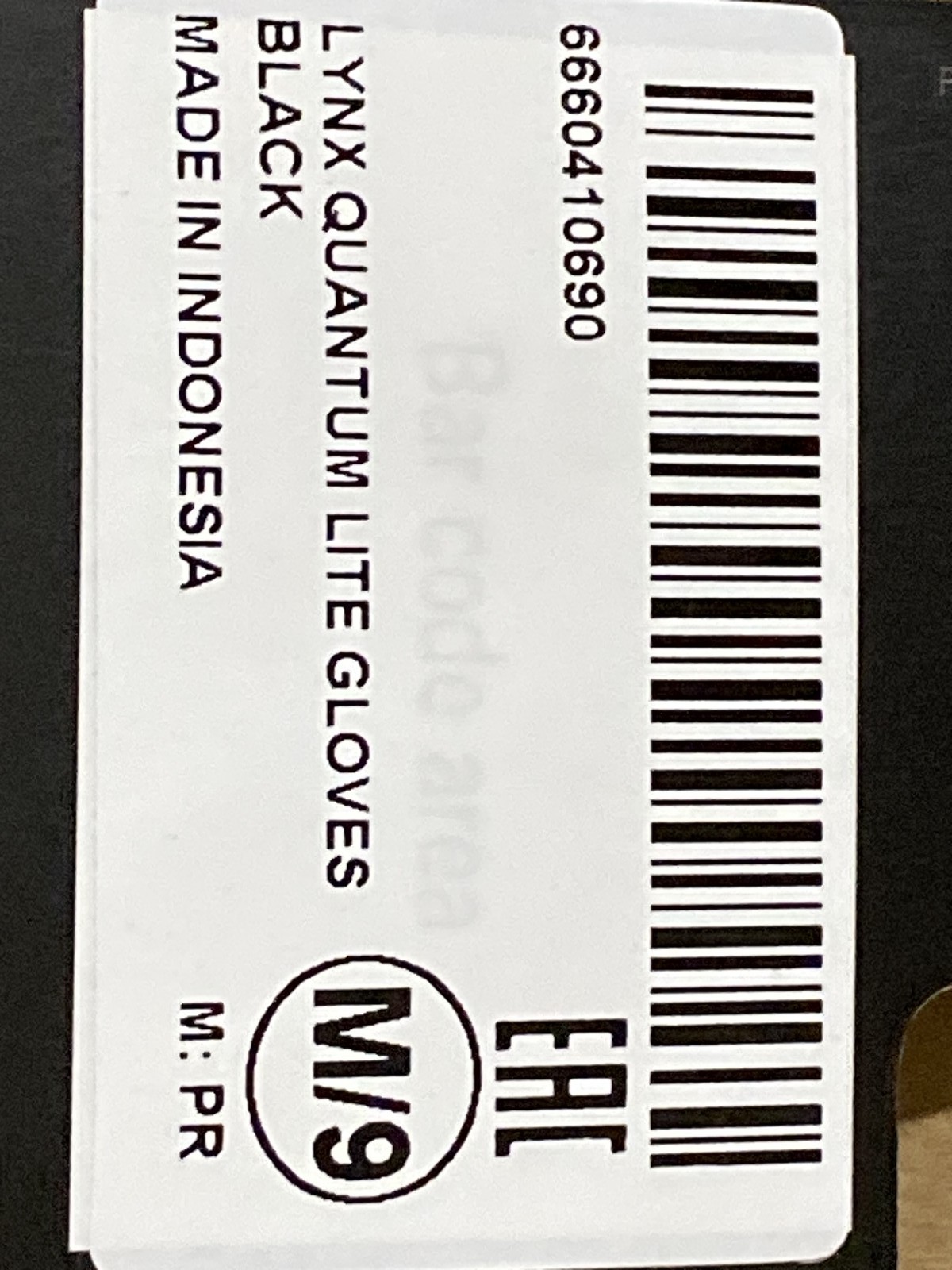 Genuine BRP 6660410690 – LYNX QUANTUM LITE GLOVES UNISEX M