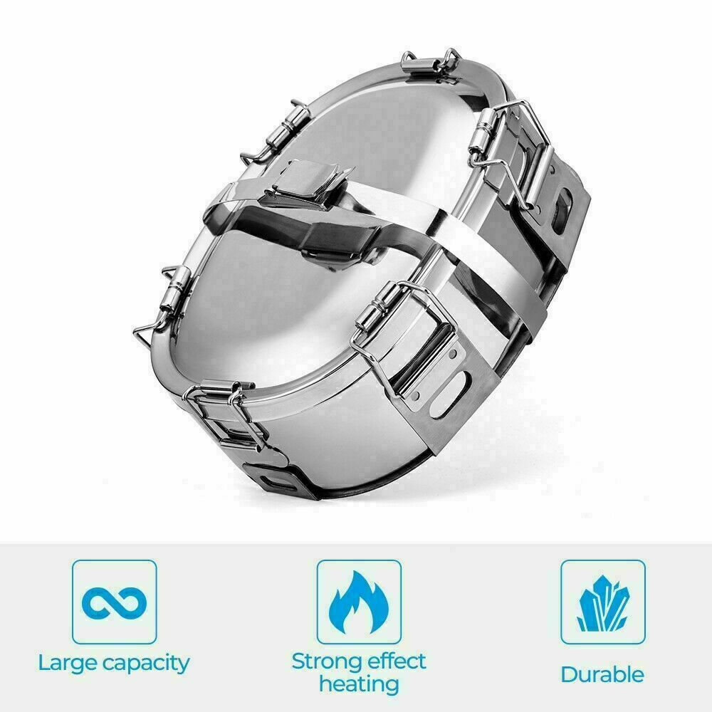 Snowmobile Muffler Food Warmer Exhaust Cooker Pot for Snowmobiles UTV ATV