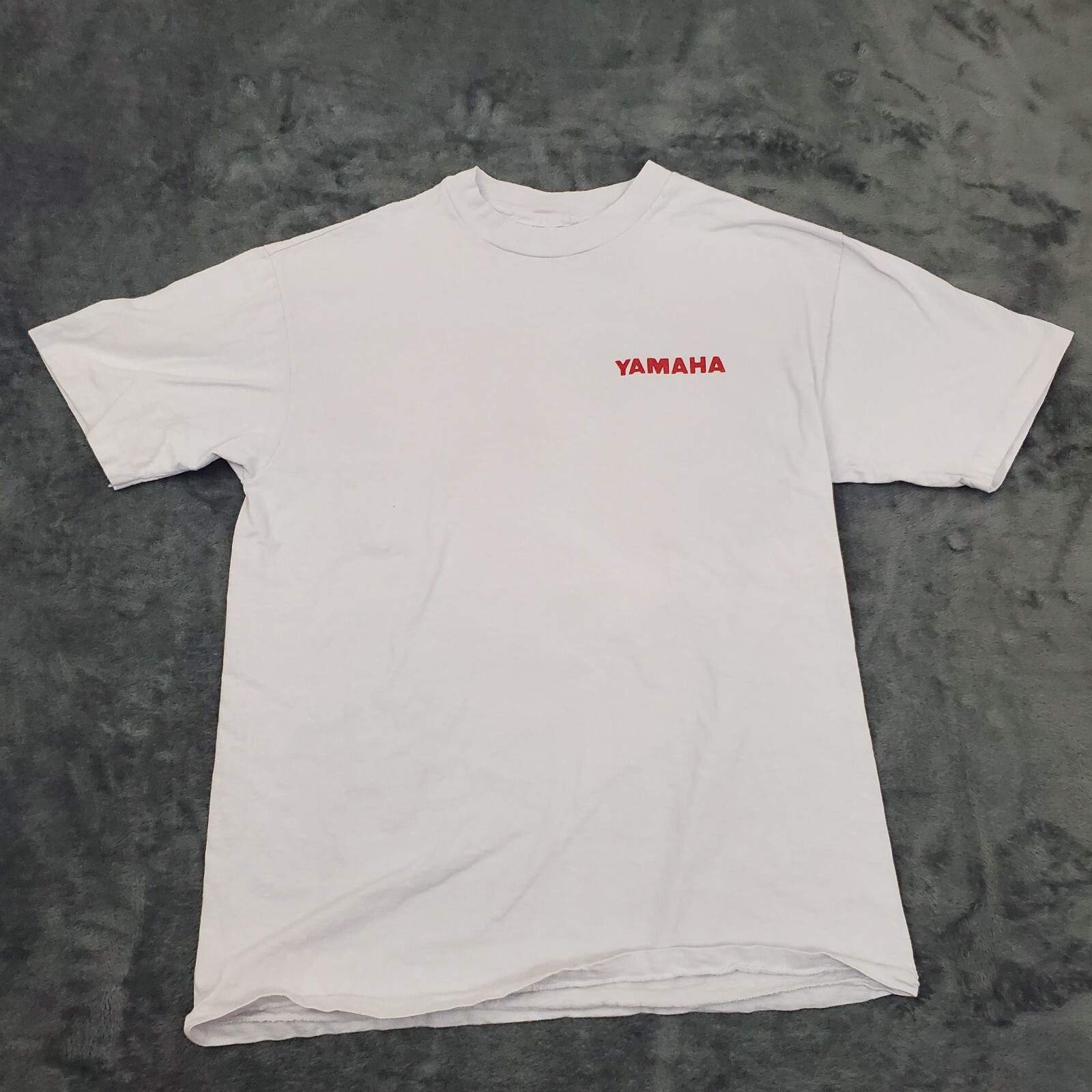 Vintage Yamaha Snowmobile Santa Men’s L White Shirt