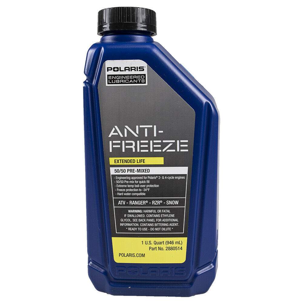 Polaris 2880514 1 Quart Anti-Freeze 50/50 Premix ACE Ranger RZR Sportsman