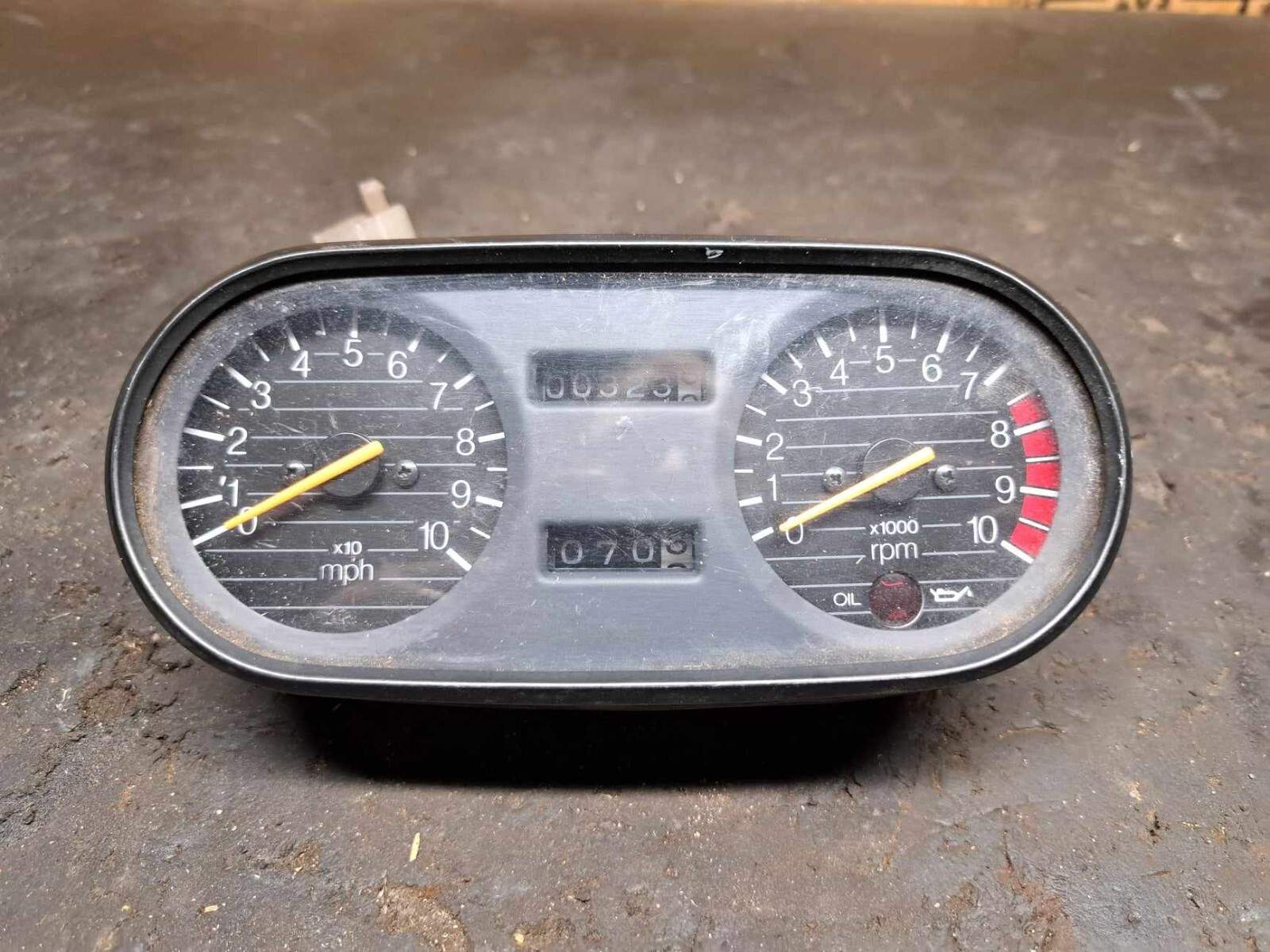 OEM 1980’s Yamaha Snowmobile Speedometer Tachometer Gauges