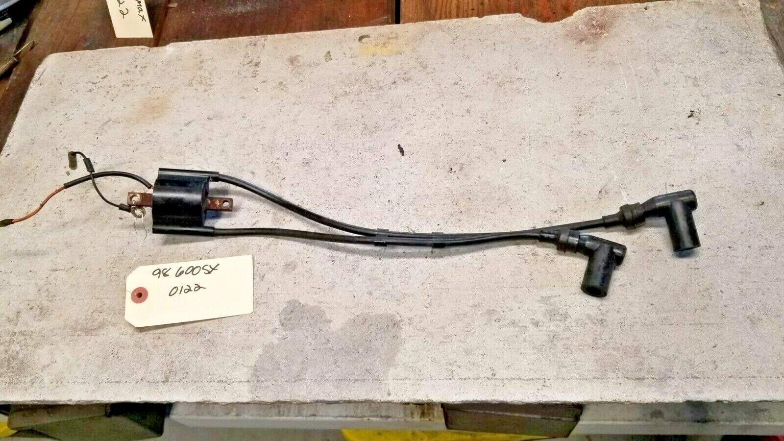 98 Yamaha Snowmobile Vmax Twin Ignition Coil Triple Bracket Plug IGK Wires Caps