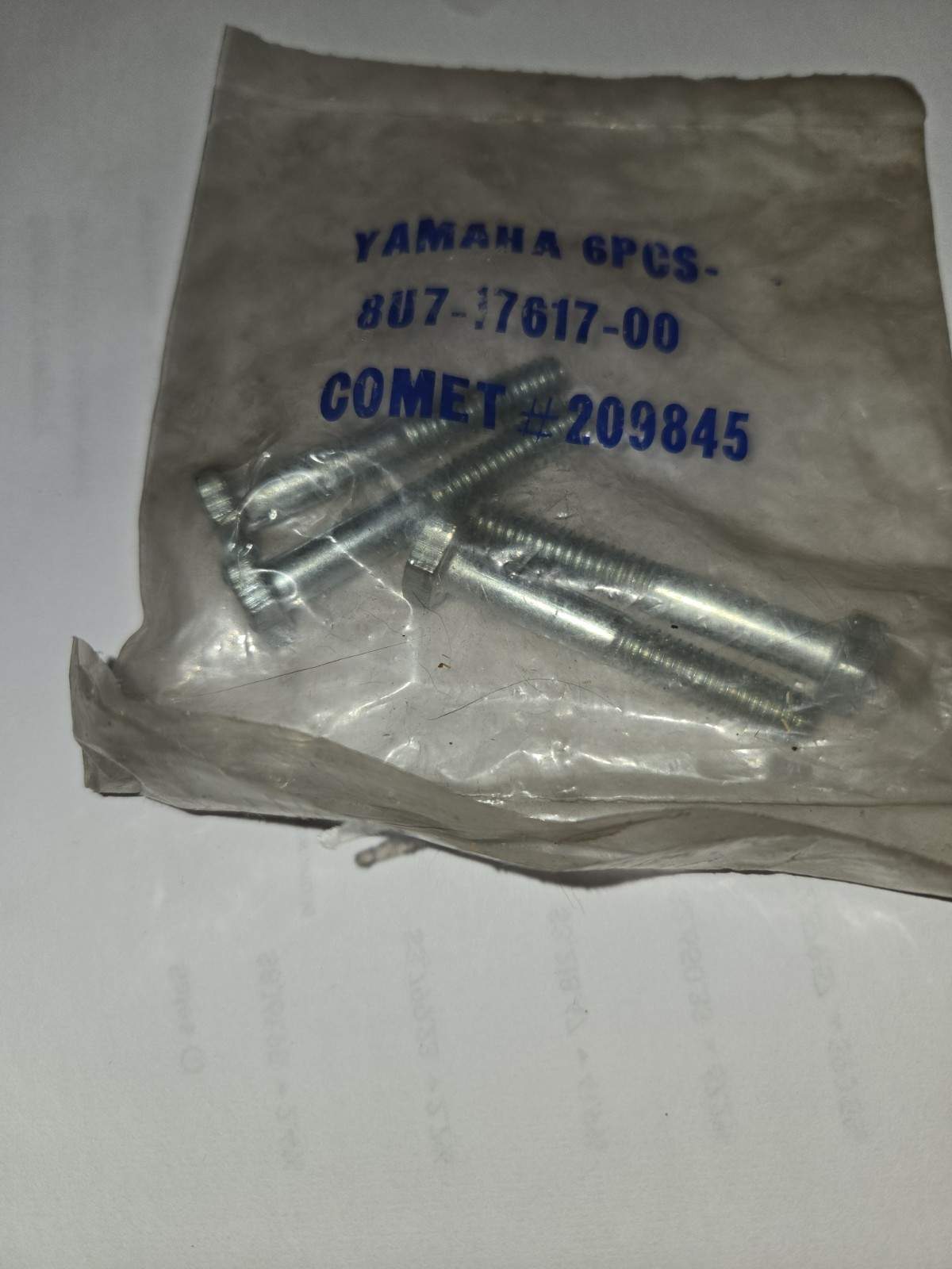 Vintage Snowmobile Yamaha SR SRV VMax Comet Clutch Cap Bolt Lot NEW 8U7-17617