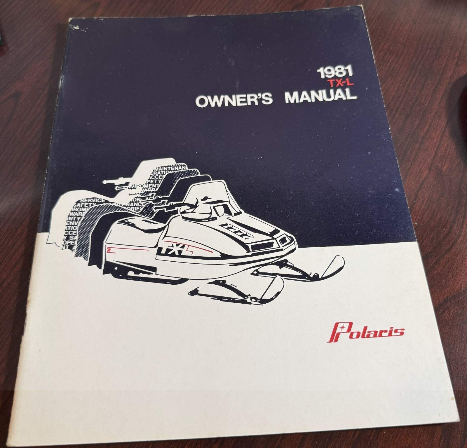 VINTAGE 1981 POLARIS SNOWMOBILE TX L PARTS MANUAL NEW P/N 9910679  (M51)