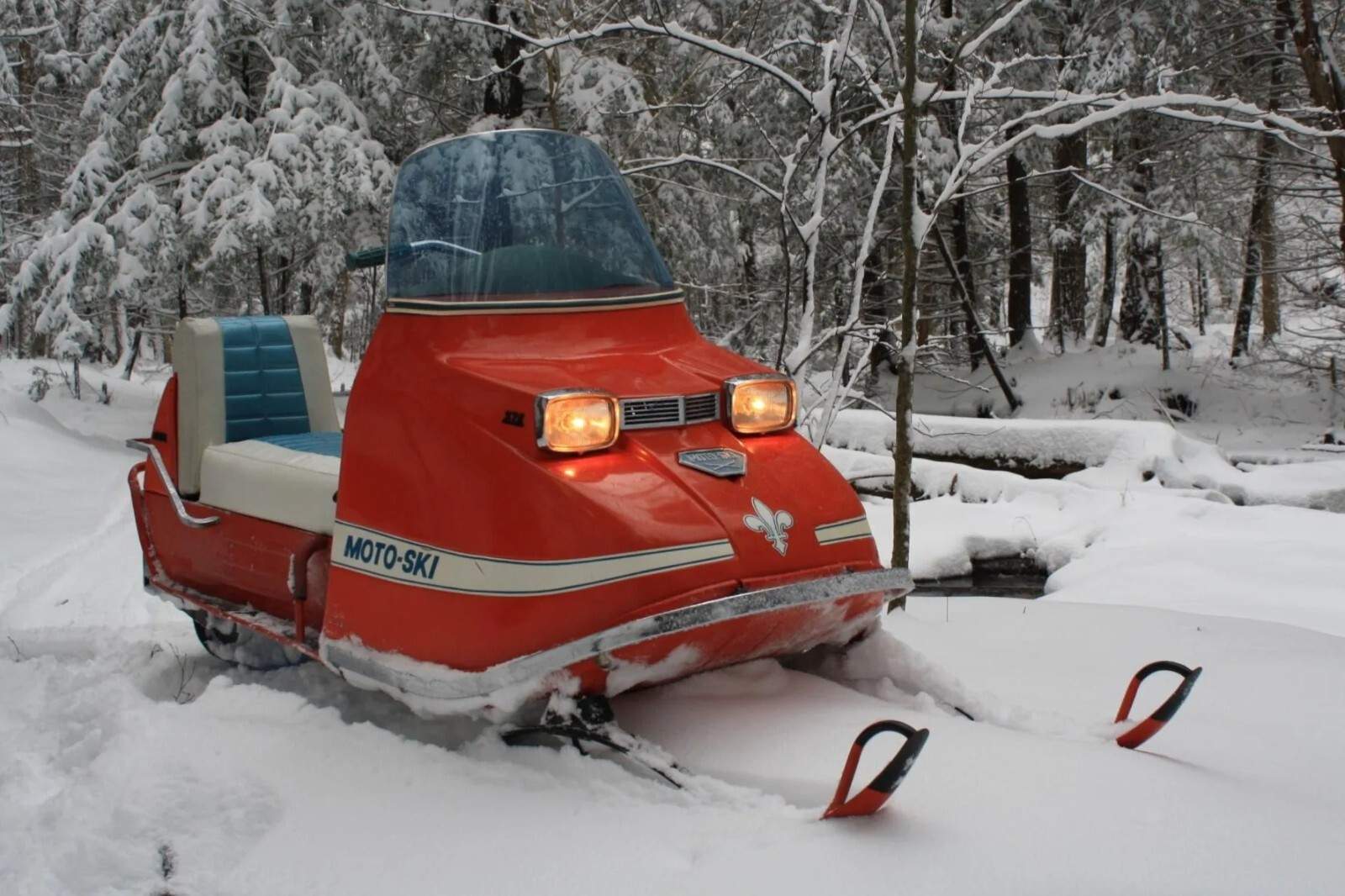 1970 Moto-Ski Capri Snowmobile SLED Poster 24 X 18 Inch SWEET!