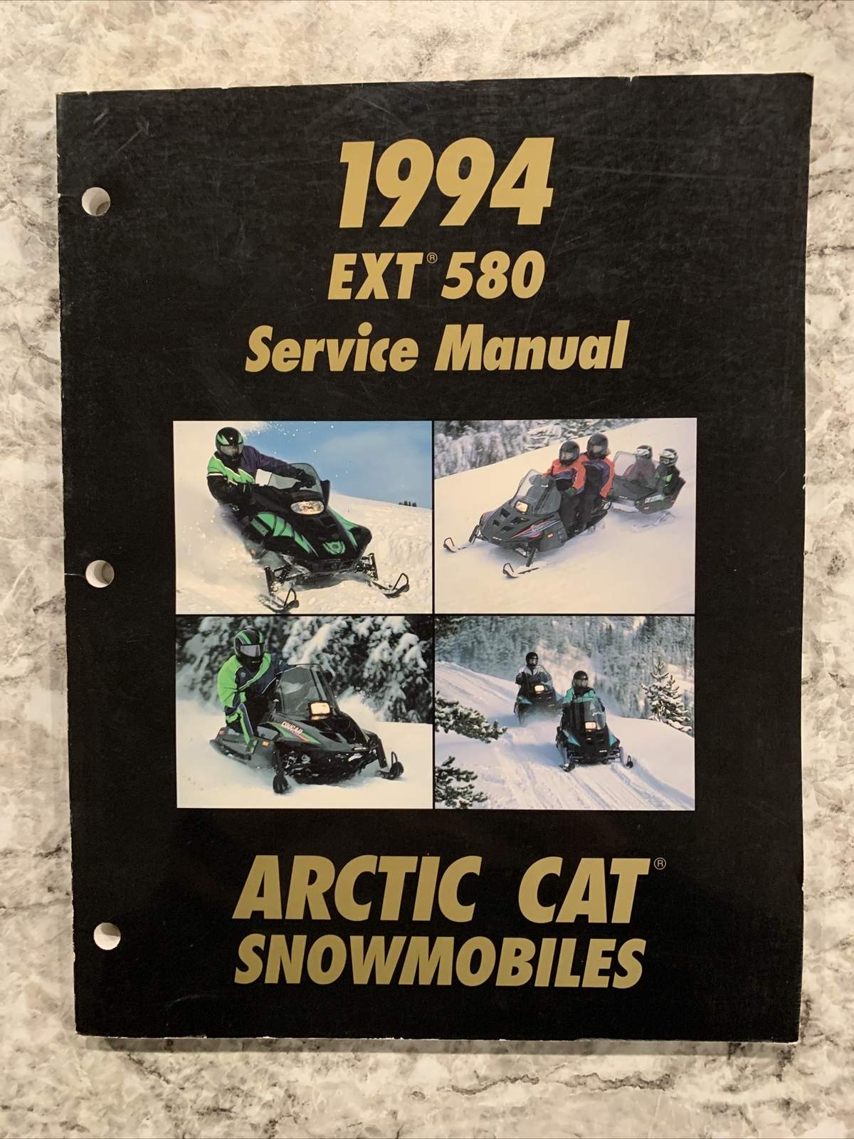1994 ARTIC CAT SNOWMOBILE SERVICE MANUAL EXT 580 OEM #2255-006