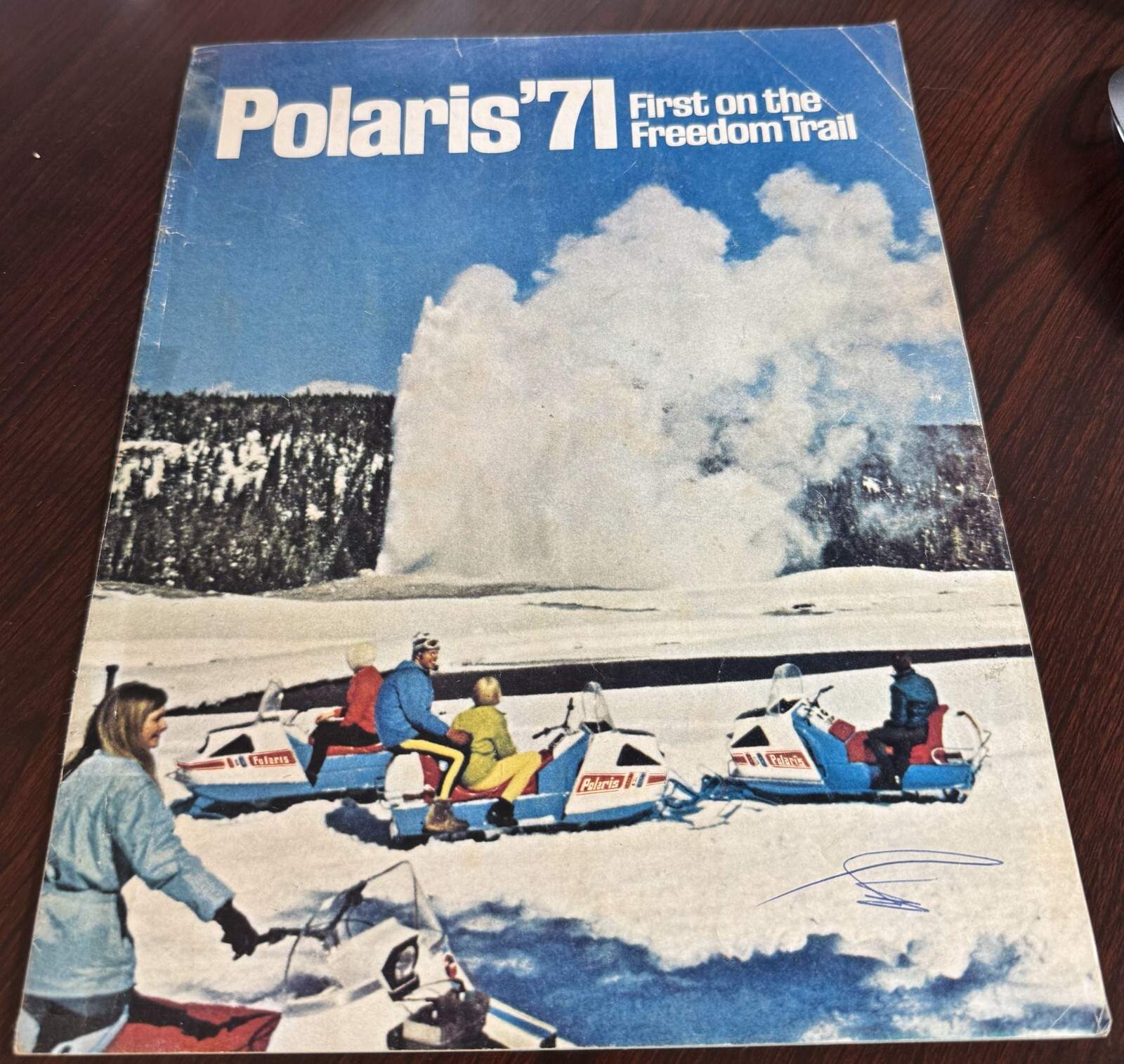 VINTAGE 1971 POLARIS SNOWMOBILE SALES BROCHURE 10 PAGES (V17)