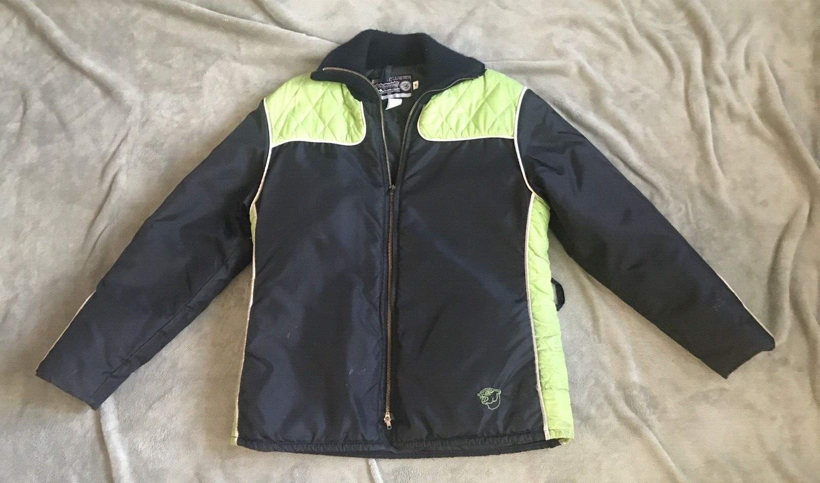 Artic Wear with Artic Cat Logo snowmobile jacket Vintage Black with Green Medium