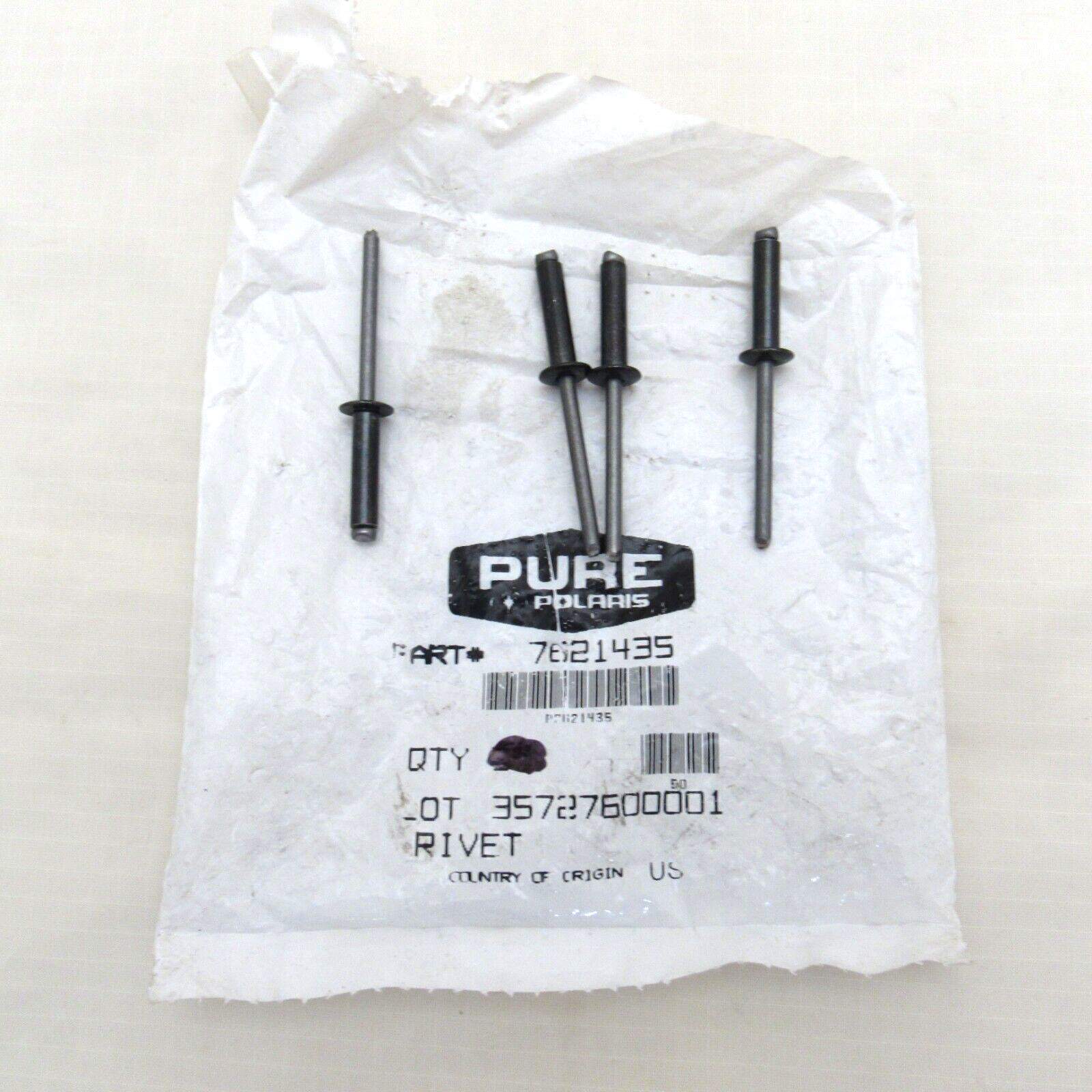 Polaris Snowmobile OEM Pop Rivets 7621435 Set of 4