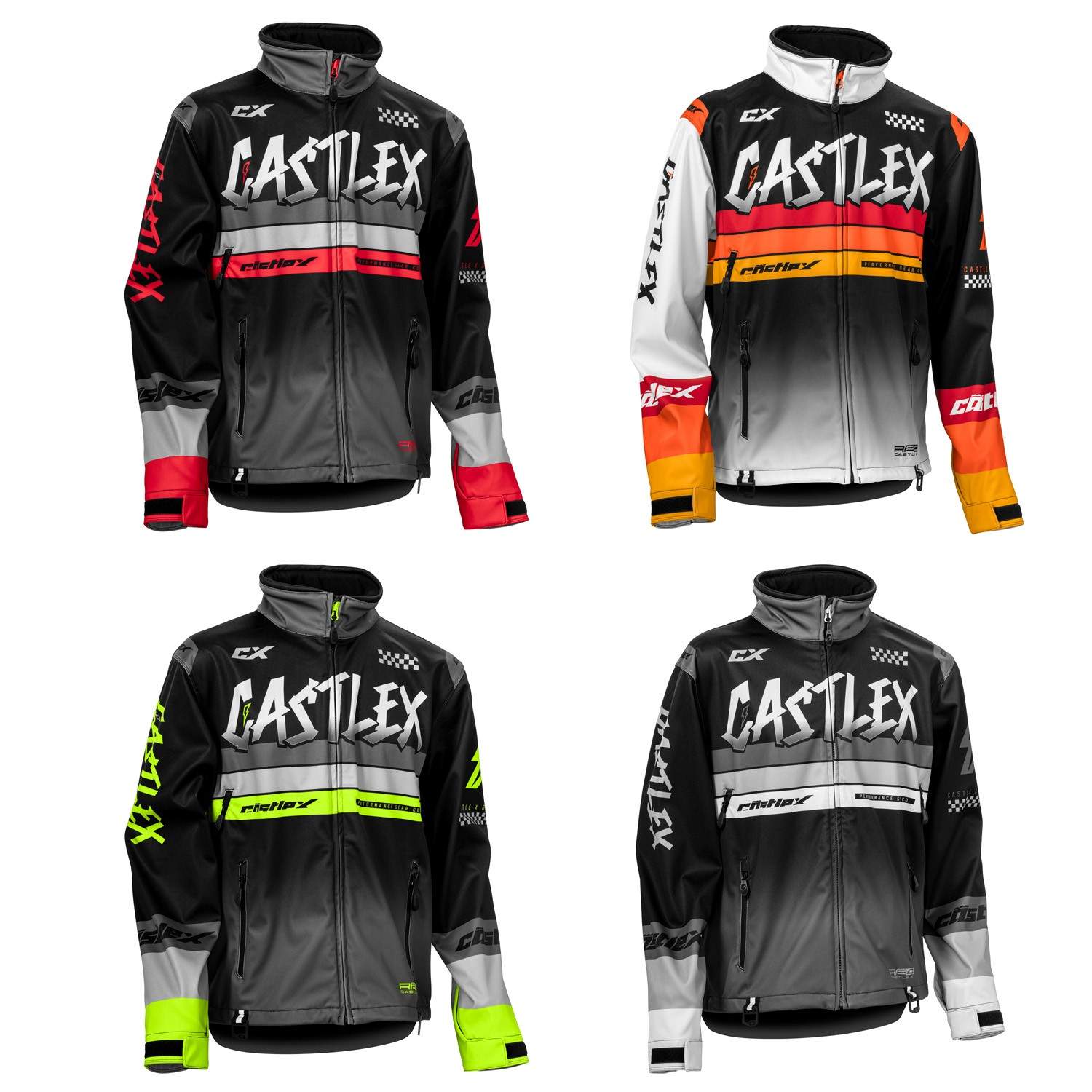 Mens Castle X R24 Snowmobile Race Suit JACKET ONLY Winter Snow