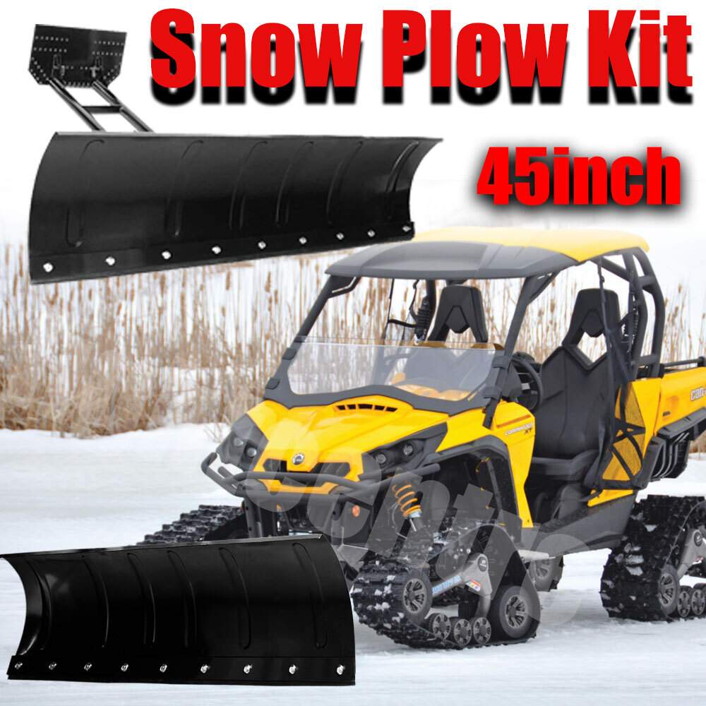 45 inch ATV UTV Steel Snow Plow Kit for 2008-2014 Polaris RZR 800 / 800 S