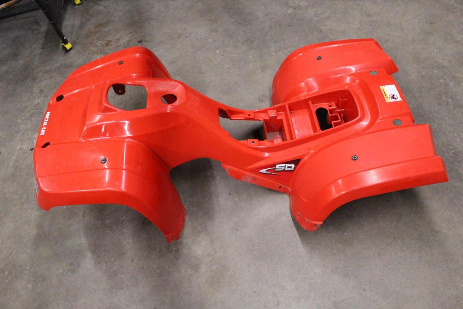 2006 ARCTIC CAT 50 CC FULL PLASTICS RED PLASTIC 4 STROKE KFX50 06