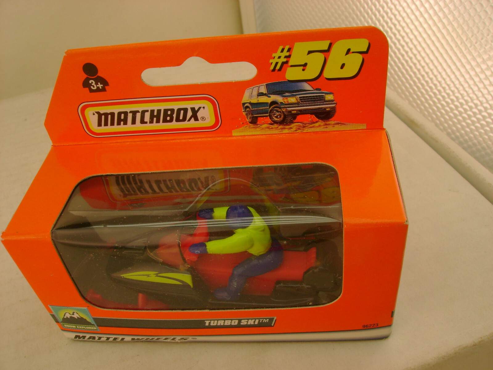 1999 MATCHBOX SUPERFAST #56 TURBO SKI SNOWMOBILE NEW IN BOX