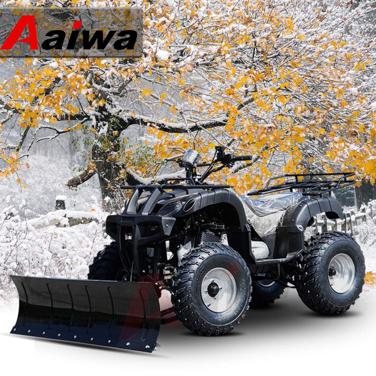 Snow Plow Kit 45”inch Steel Blade Complete Universal Mount Package Fits UTV ATV