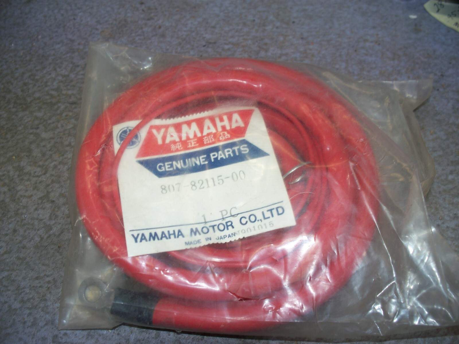 Yamaha Snowmobile SL SW EW Electric Start Plus Wire Lead Cable NEW OEM 807-82115