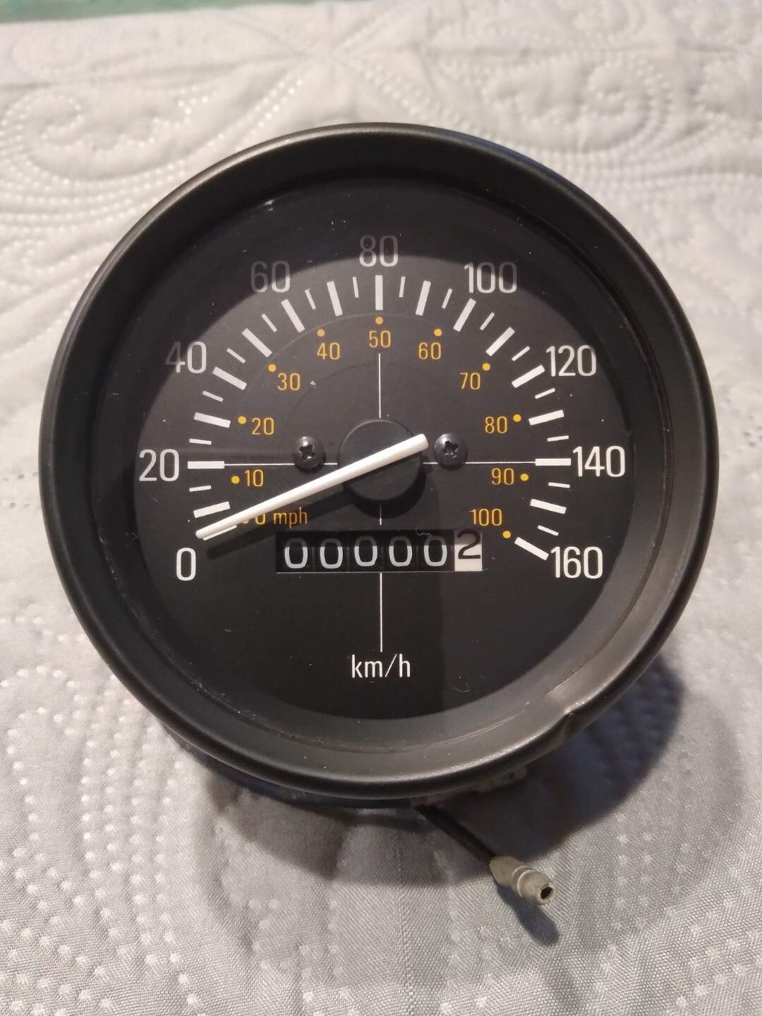 Vintage 70s Yamaha snowmobile SRX Exciter Enticer NOS Speedometer gauge rare