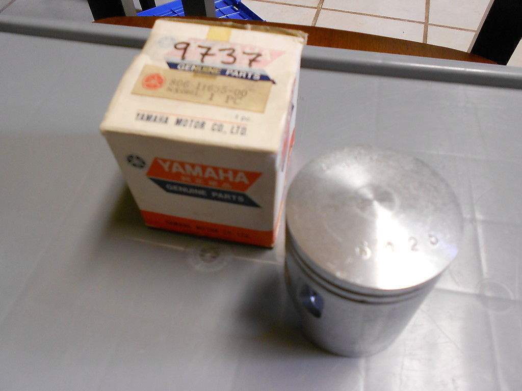 1969-1973 Yamaha Snowmobile SL338B SL338 Piston 0.25 (1ST O/S) PN:806-11635-00