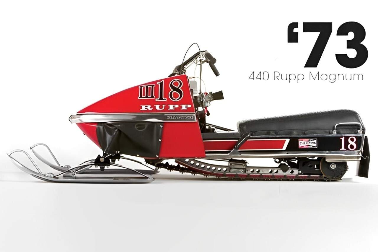 1973 RUPP Magnum Snowmobile SLED Poster 24 X 18 Inch SWEET!