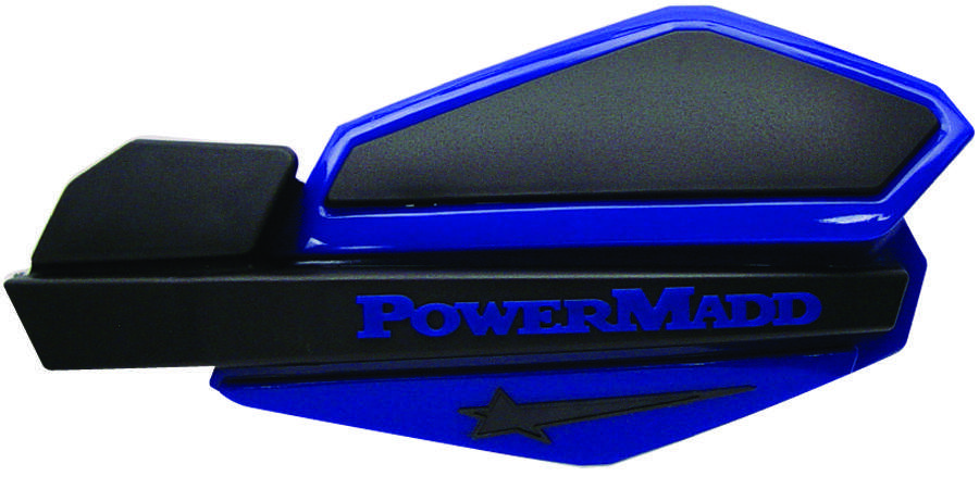 Powermadd Star Handguard Kit For Yamaha Snowmobile (Blue/Black) w/ STD Mount