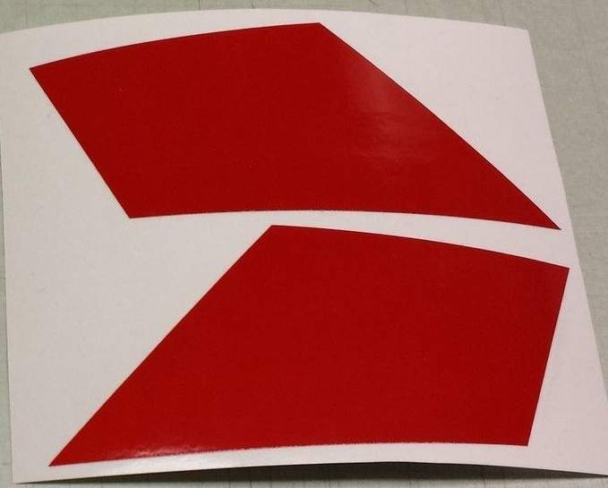 Set of 2 Ski-Doo REV XP 08-19 Snowmobile Rear Reflectors Tunnel Snow Flap NEW