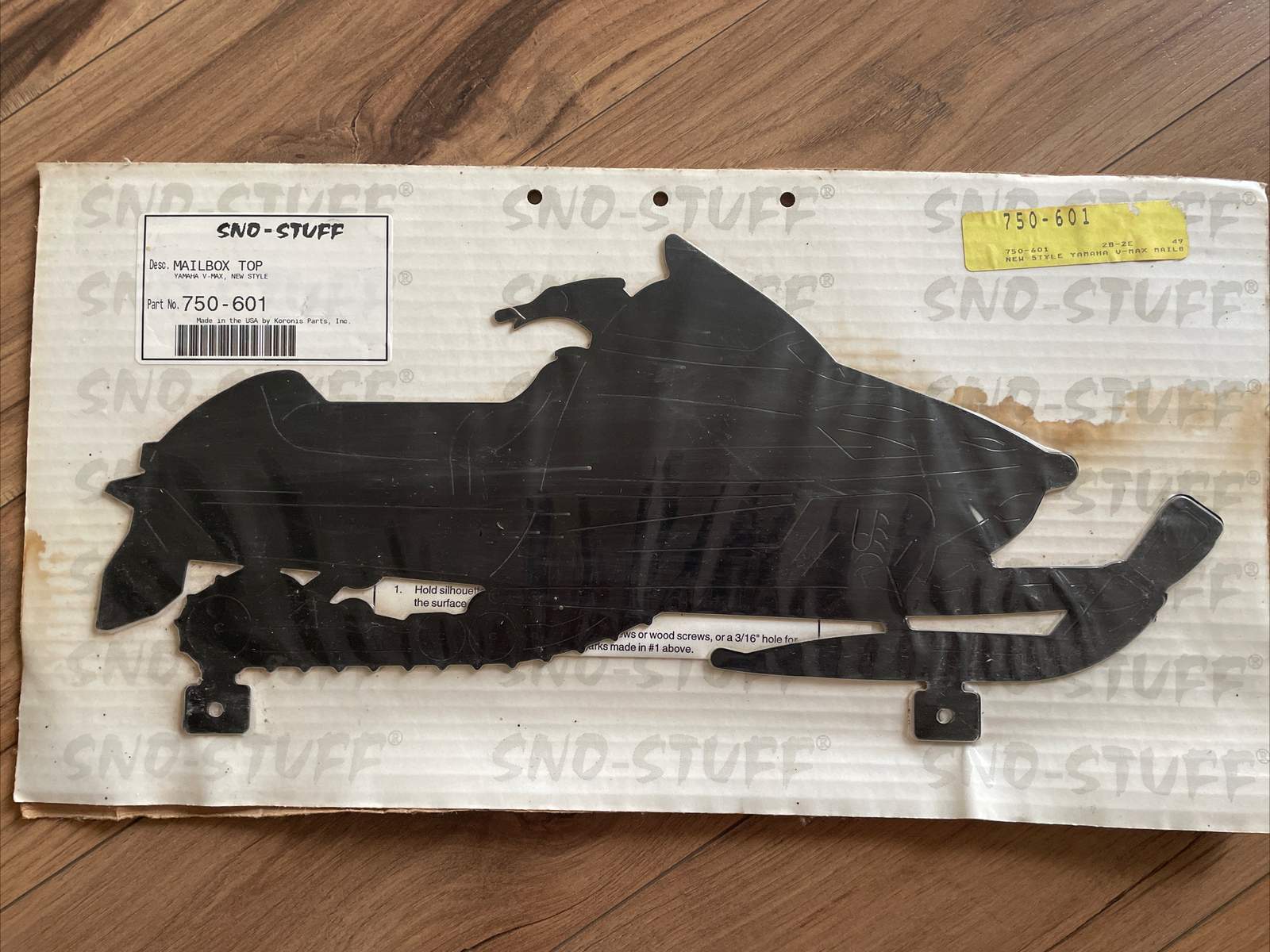 Yamaha Snowmobile Mailbox Topper / Sign – V Max