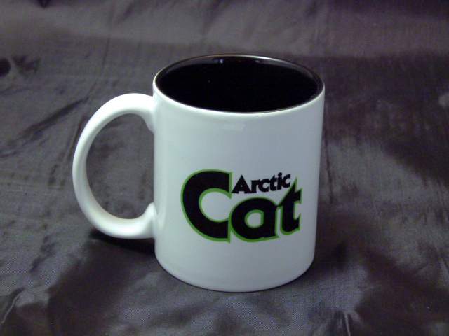 Reproduction Vintage Arctic Cat Green Snowmobile Coffee Mug (004)