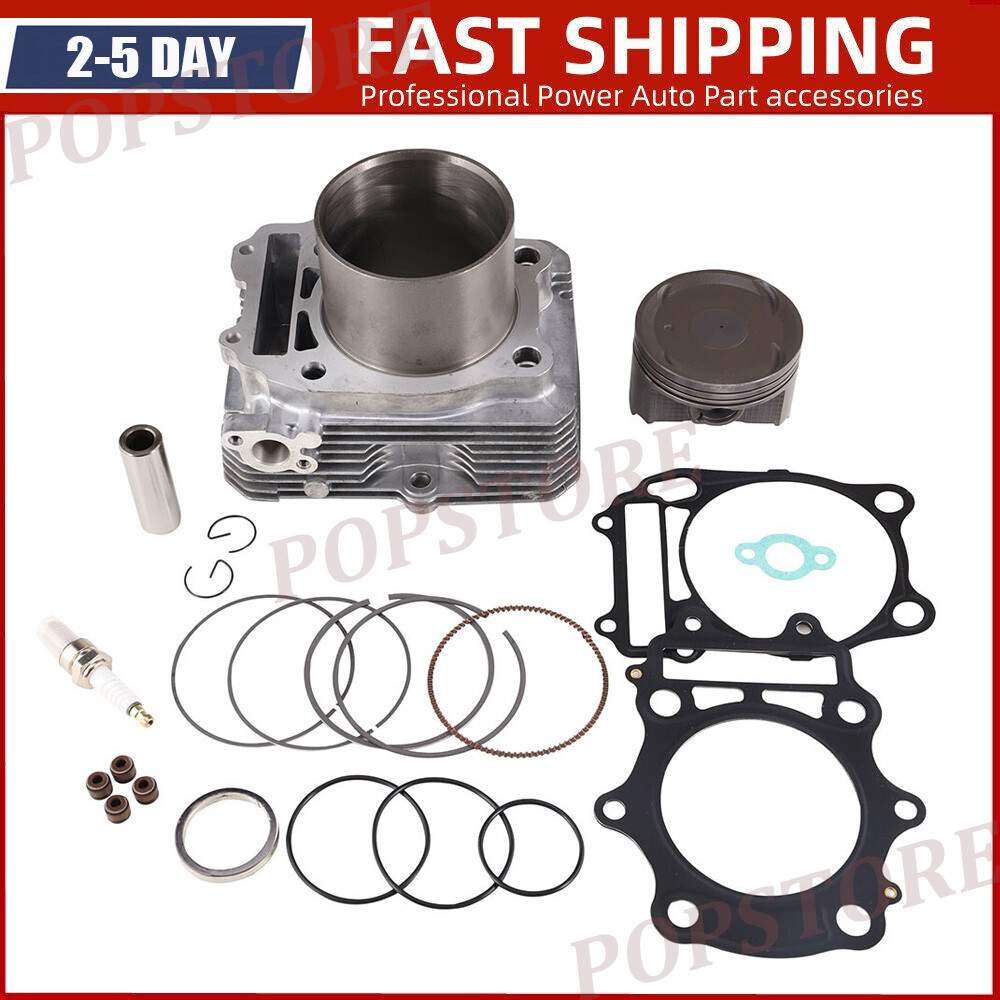 For 04-08 Artic cat 400 Manual Automatic Cylinder Jug Piston Top End Rebuild kit