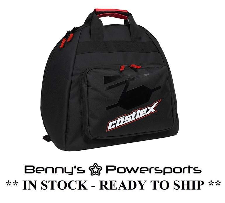 Castle Racing Deluxe Helmet Bag Carry Case Motorcycle Snowmobile Offroad ATV