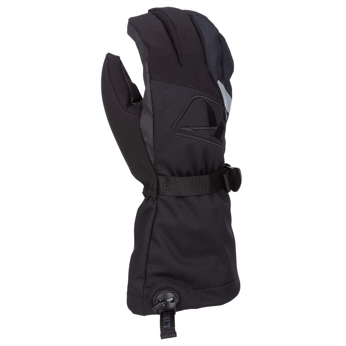 KLIM KLIMATE GAUNTLET Snowmobile Winter Concealment Black GLOVES –  S – L – XL