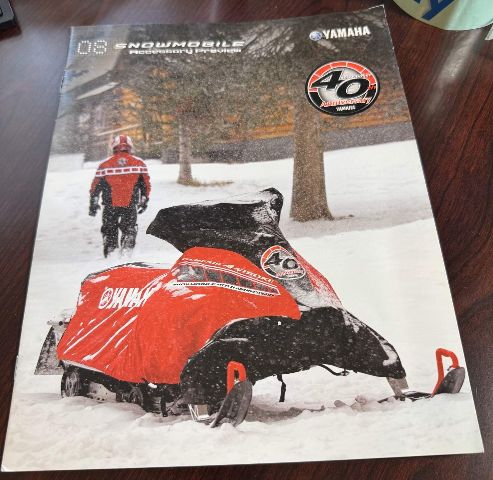 2008 YAMAHA SNOWMOBILE ACCESSORIES & APPAREL SALES CATALOG BROCHURE (M36)