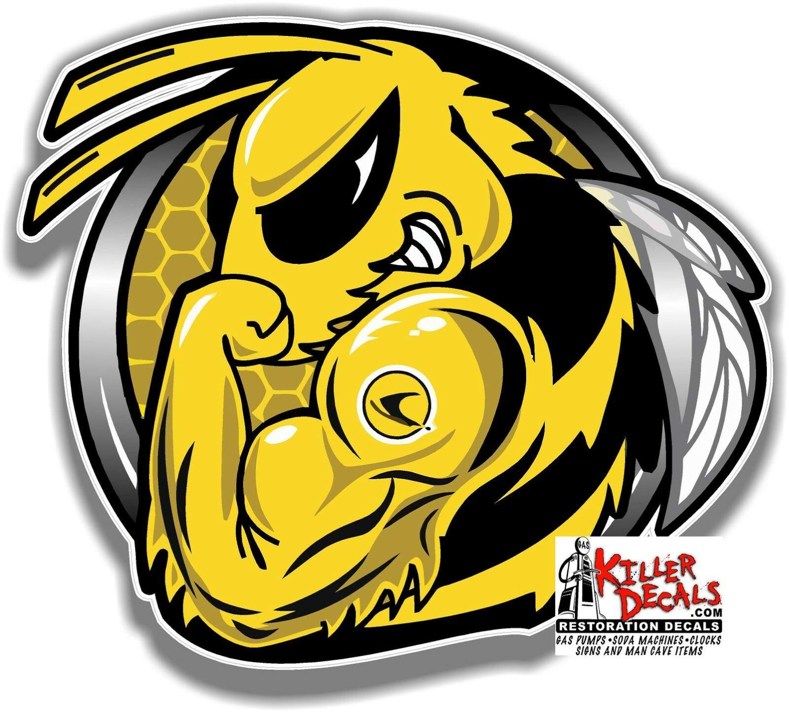 (SKI-2-2) 24″ L SKI-DOO SKIDOO w/o wording BEE DECAL  ARTIC CAT MXZ POLARIS X