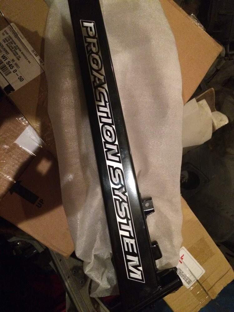 Yamaha Snowmobile Trailing Arm ProAction Right DECAL ONLY Viper Venom SRX SXr XT