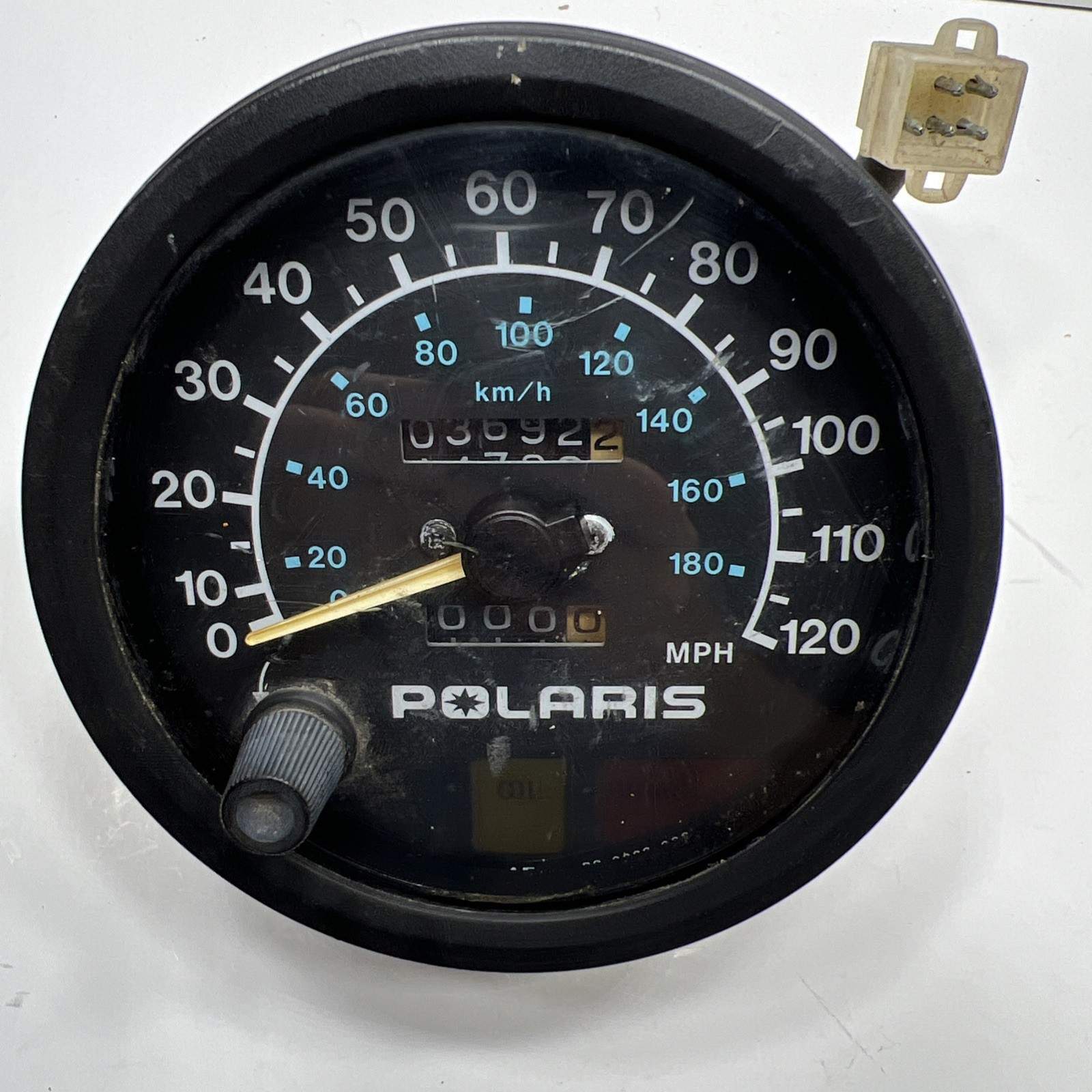 1997 Indy 500 1990’s Polaris Snowmobile Speedometer – Low Miles (3692)