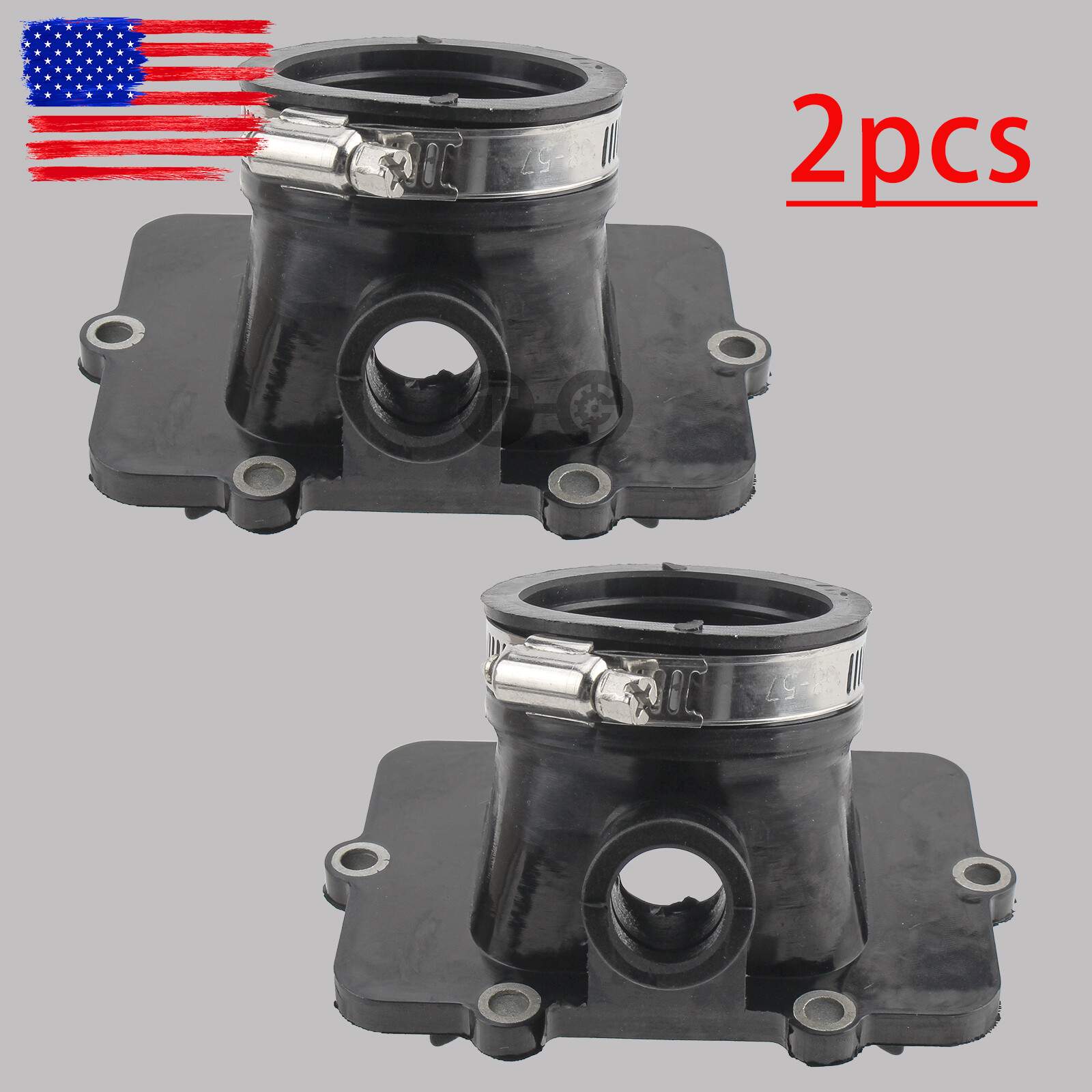 2X Carb Intake Manifold Boots Fits Ski-Doo 600 500 600R 420867882 420867880 NEW