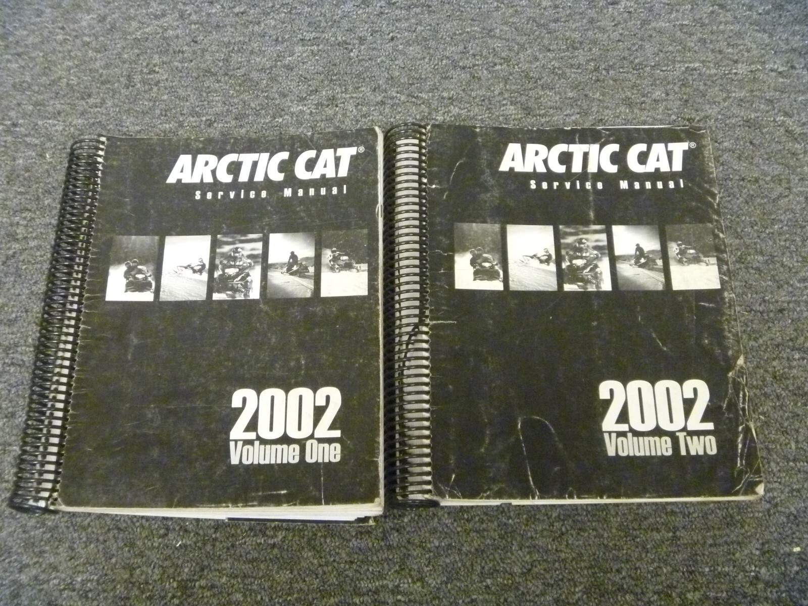 2002 Artic Cat Bearcat 550 Widetrack Snowmobile Service Repair Manual Set
