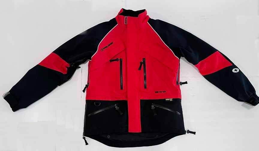 Men’s Pure Polaris Snowmobile Ski Jacket Gore-Tex XCR Red Black Size-Small
