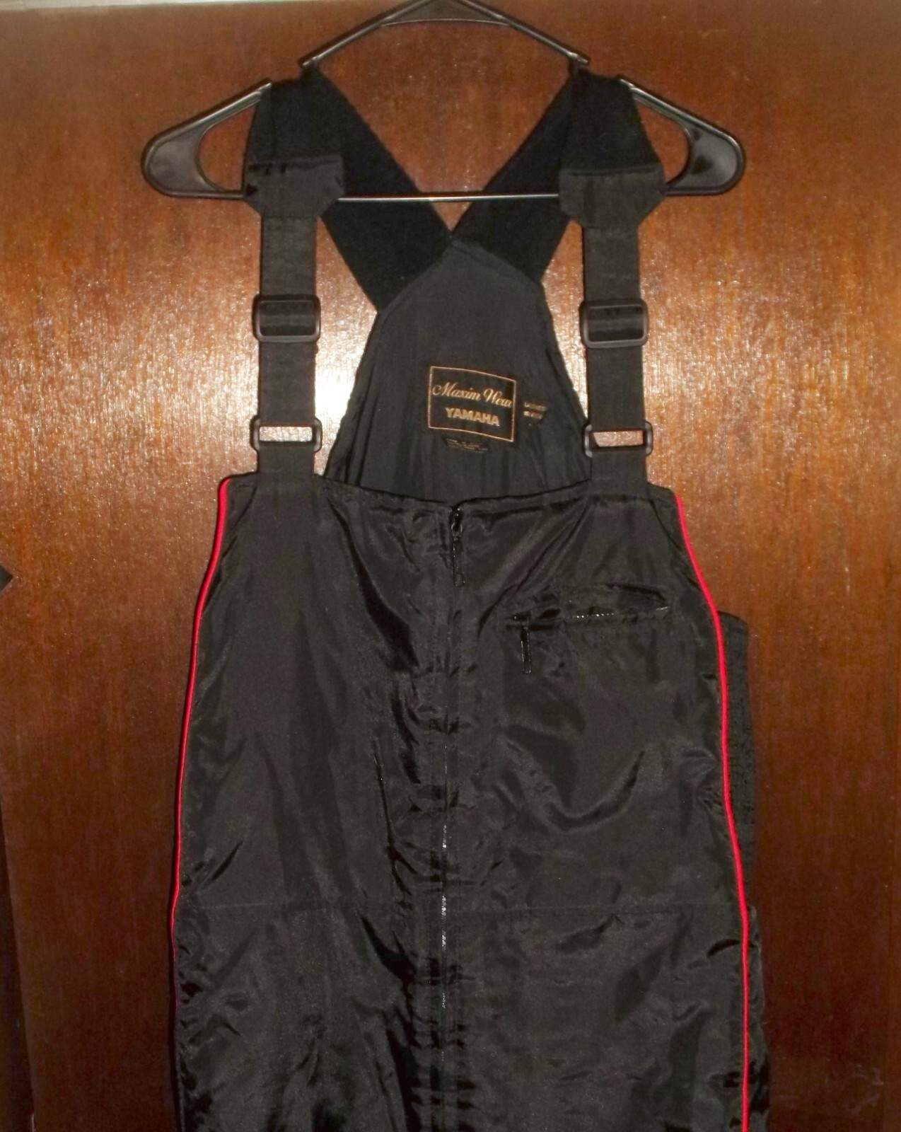 YAMAHA Snowmobile BIBS Womens Yamaha snowmobile overalls Snow Bibs M