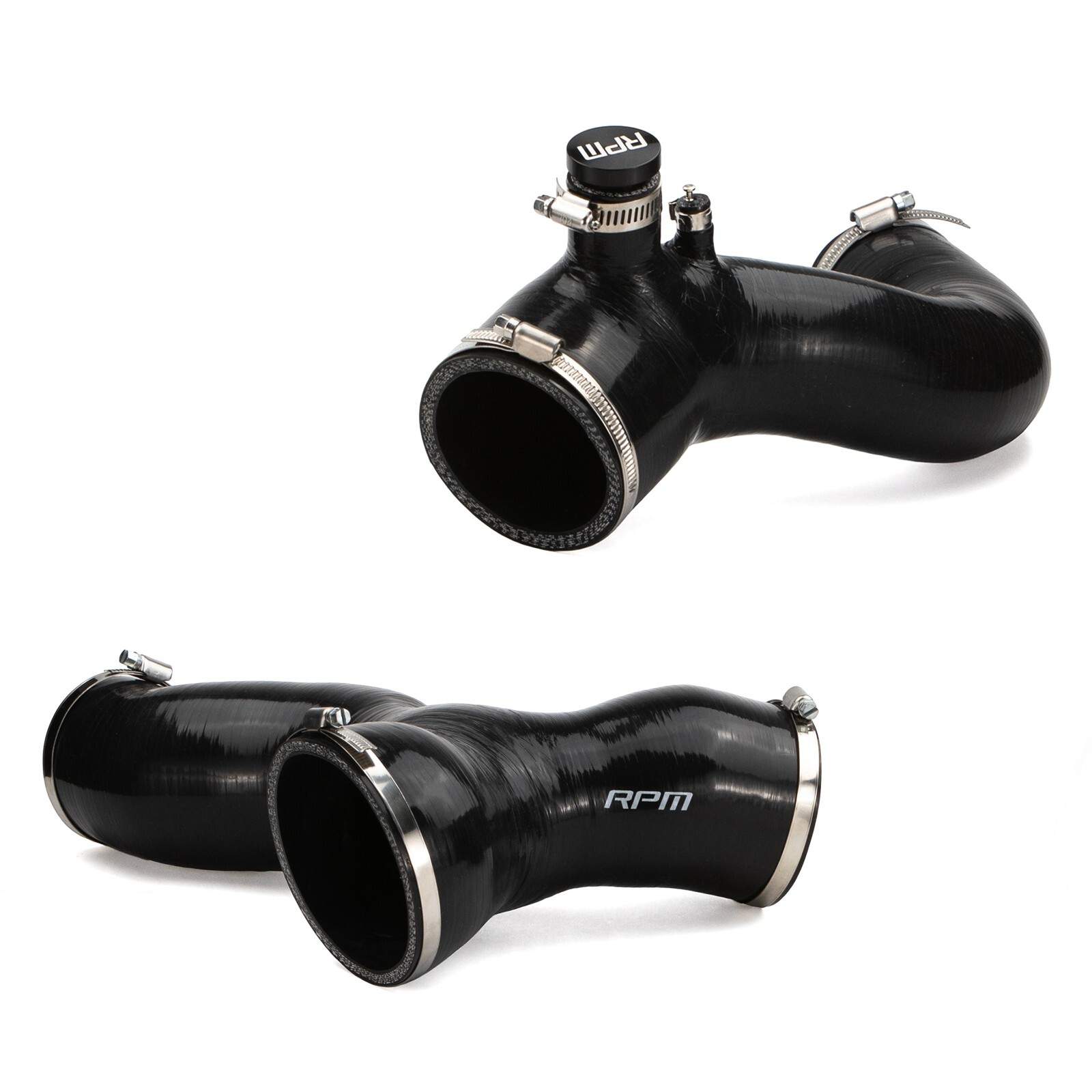 RPM Black Silicone Charge & Intake Tube Ski-Doo FREERIDE 154 850 ETEC TURBO 2022