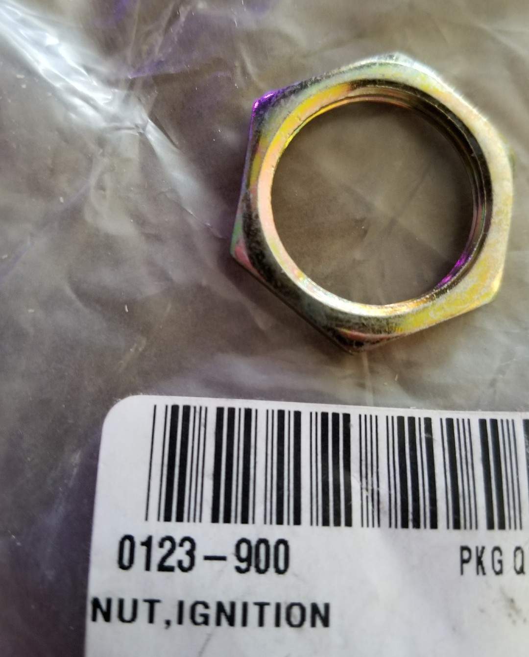 Arctic Cat Snowmobile Ignition Nut 0123-900 Nos Oem