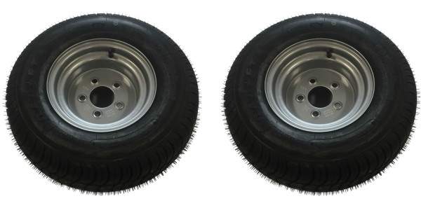20.5 X 8-10 (205/65-10) Class E Snowmobile Trailer Tire w/ Steel Rim – Pair