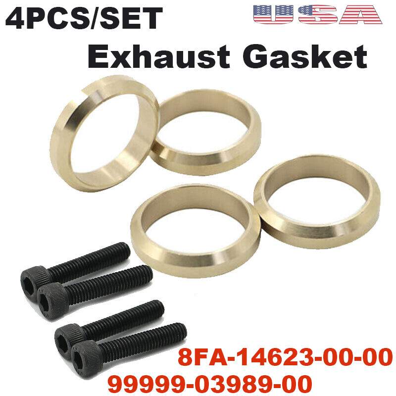 Exhaust Gasket Donut Set For Racing Yamaha Snowmobile FX Apex Attak RX-1 LTX US