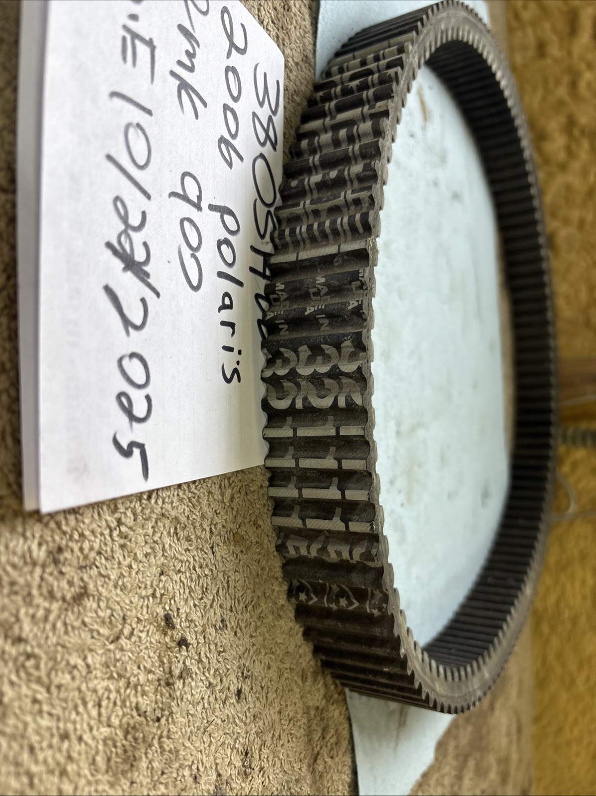 Polaris snowmobile primary Drive belt 3211115 380