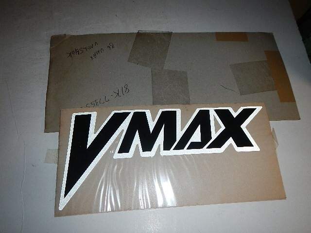 NOS OEM YAMAHA SNOWMOBILE 1986 VMAX 540 EMBLEM 5 81K-77355-00-00