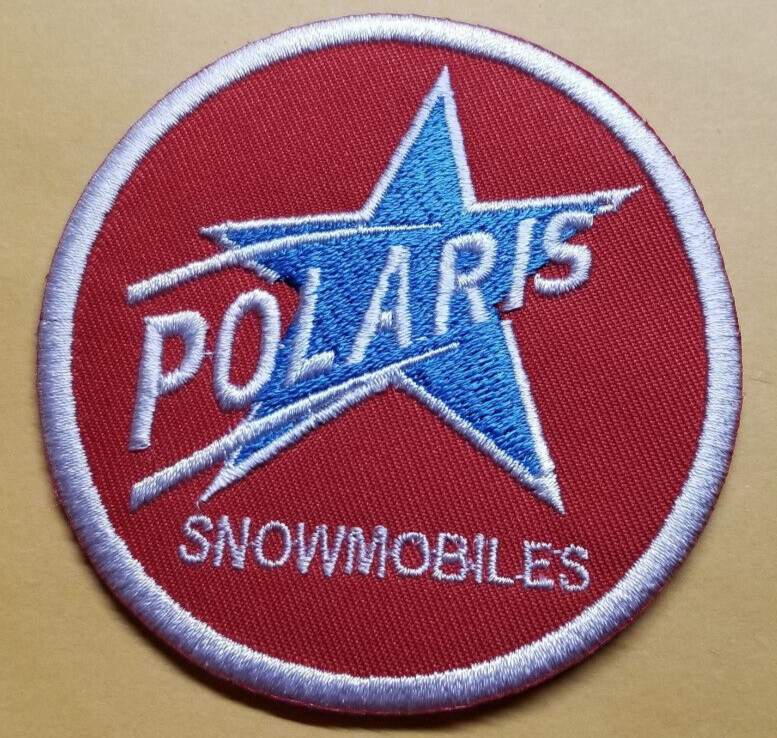POLARIS Snowmobiles Embroidered Patch Great Hat Size approx 2.75″