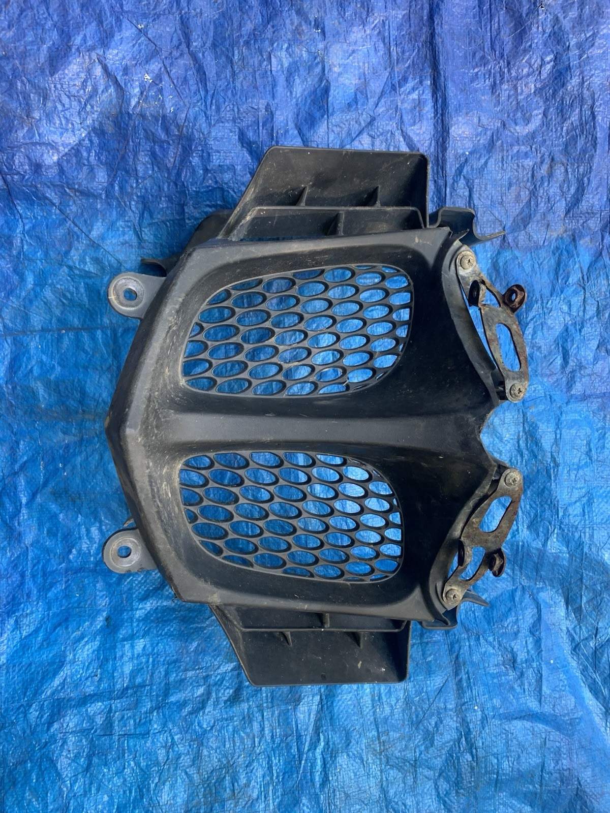 2014 Artic Cat 450xc Front Radiator Plastic Cover (Black/Red)